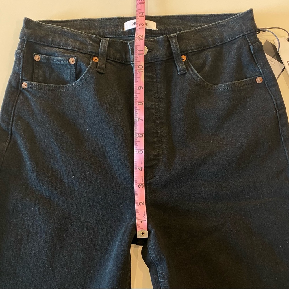 RE/DONE Black 70's Stove Pipe Jeans - Picture 13 of 15